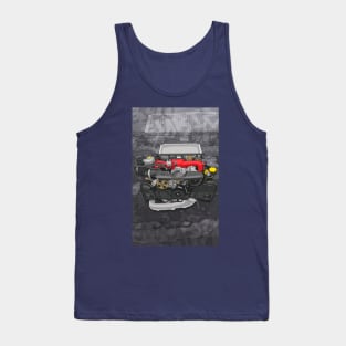 Subaru boxer engine EJ20 (with background) Tank Top